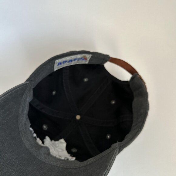 Happy Bee Dad Hat Embroidered Cap Adjustable Leather Strap Back Adams Headwear - Picture 8 of 12